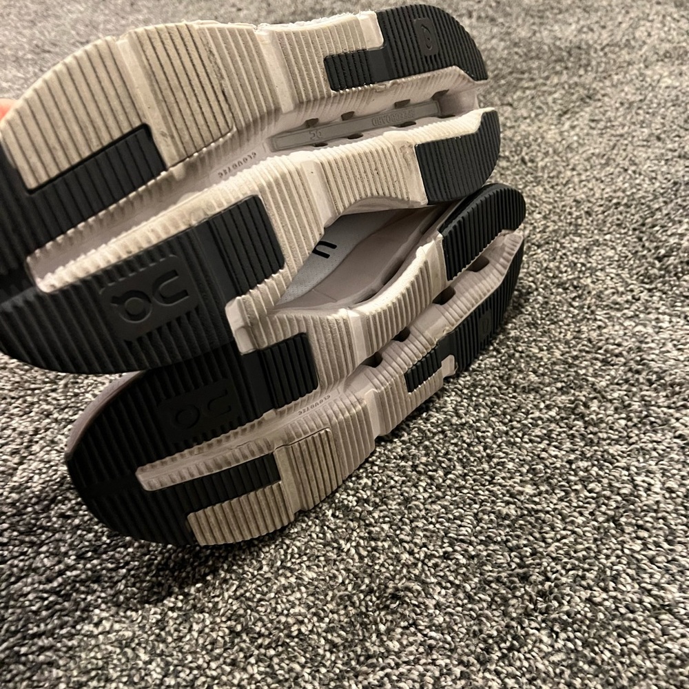 On Running Cloudtech Running Shoes — White with Peach Accents - Picture 4 of 5